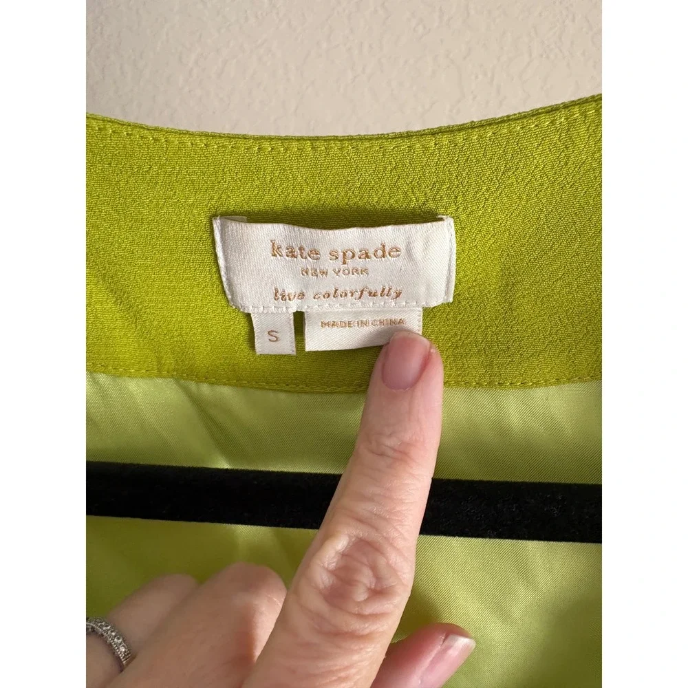 Kate Spade New York Top Chartreuse Lime S Designer Dopamine Dressing Resort
